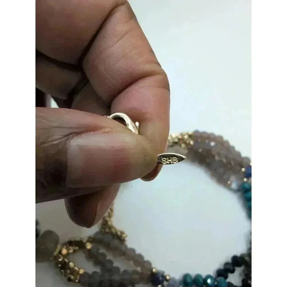 Avon Goldtone Multicolor Moroccan Nights Beaded Necklace - Picture 4 of 6